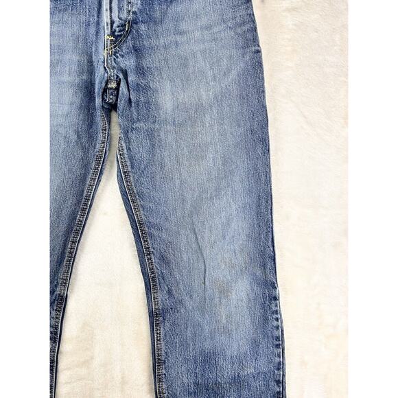 Cinch Men’s Blue Jeans Straight Leg Medium Wash Size 30x34 Blue Western Work - Picture 4 of 6